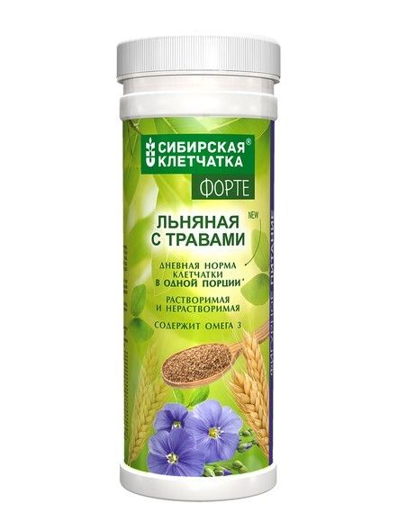 "Linen with herbs" FORTE, Siberian fiber, 200 g
