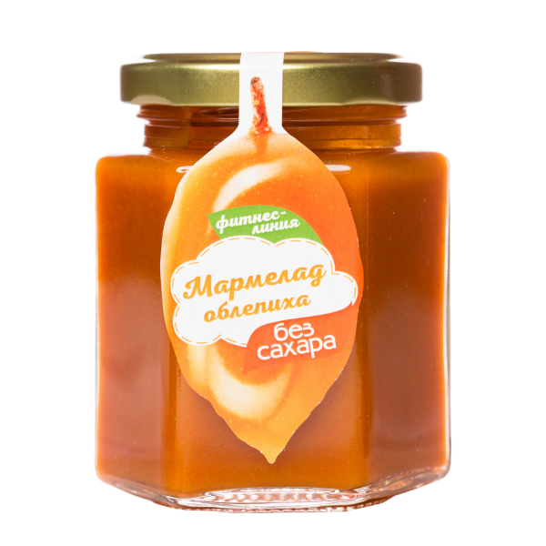 Sea buckthorn marmalade FITNESS LINE 200 g WITHOUT SUGAR I would eat it myself