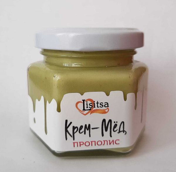 Cream honey / Propolis / 150 g / Lisitsa