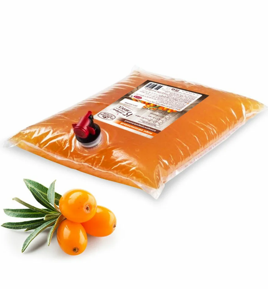 Sea buckthorn concentrated fruit drink / 2000 ml / bag-in-box / Siberian berry