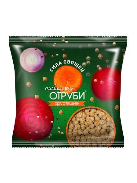 Siberian Bran "Power of Vegetables" package 100 g crispy