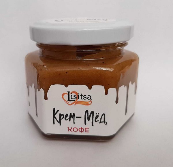 Cream honey / Coffee / 150 g / Lisitsa