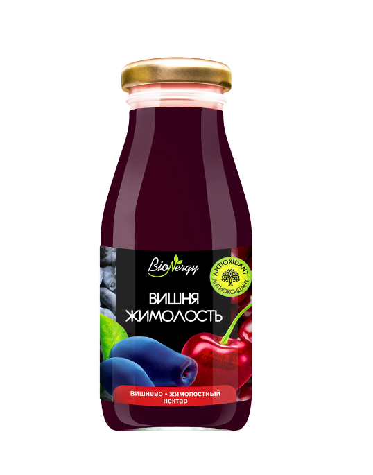 Cherry honeysuckle nectar / 200 ml / glass bottle / BioNergy