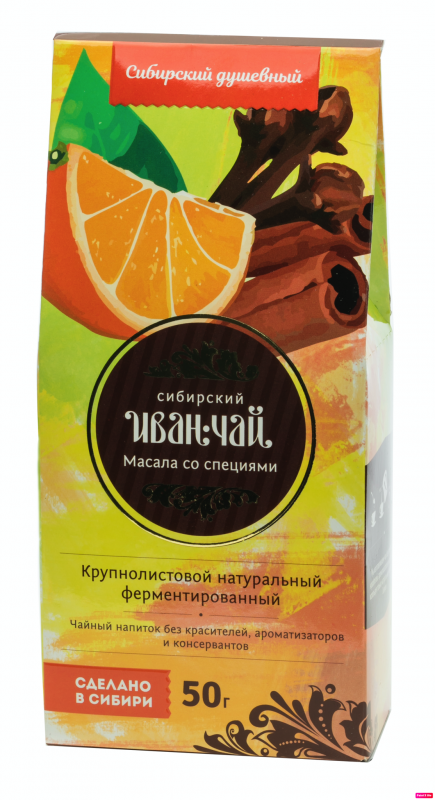 Ivan-tea "Masala" / cardboard / 50 gr / Siberian Ivan-Tea / Sunny Siberia