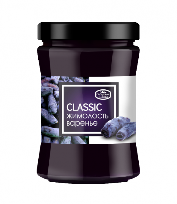 Jam Honeysuckle "Homemade" / 300 g / glass jar / Siberian berry