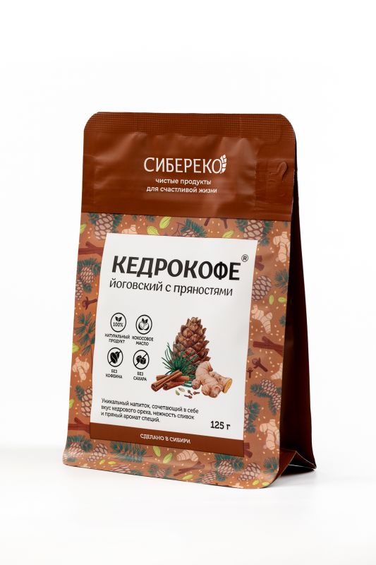 Cedar coffee "Yogovsky with spices" / 125 gr / APIC / Sibereko