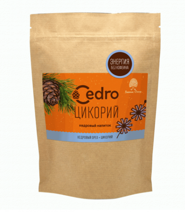 Cedar drink "with Chicory" / 250 g / doypack / Сedro / Siberian cedar
